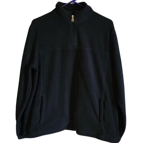 EUC Croft & Barrow Quarter Zip with pockets Navy - Picture 1 of 3